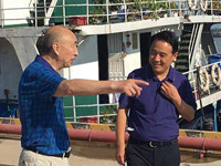縣委書記夏光宏視察朱家灣綜合碼頭